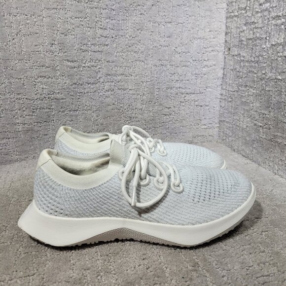 Allbirds Tree Dasher 2 Womens Size US 9 Blizzard White Neutral Running Sneakers - Picture 4 of 11